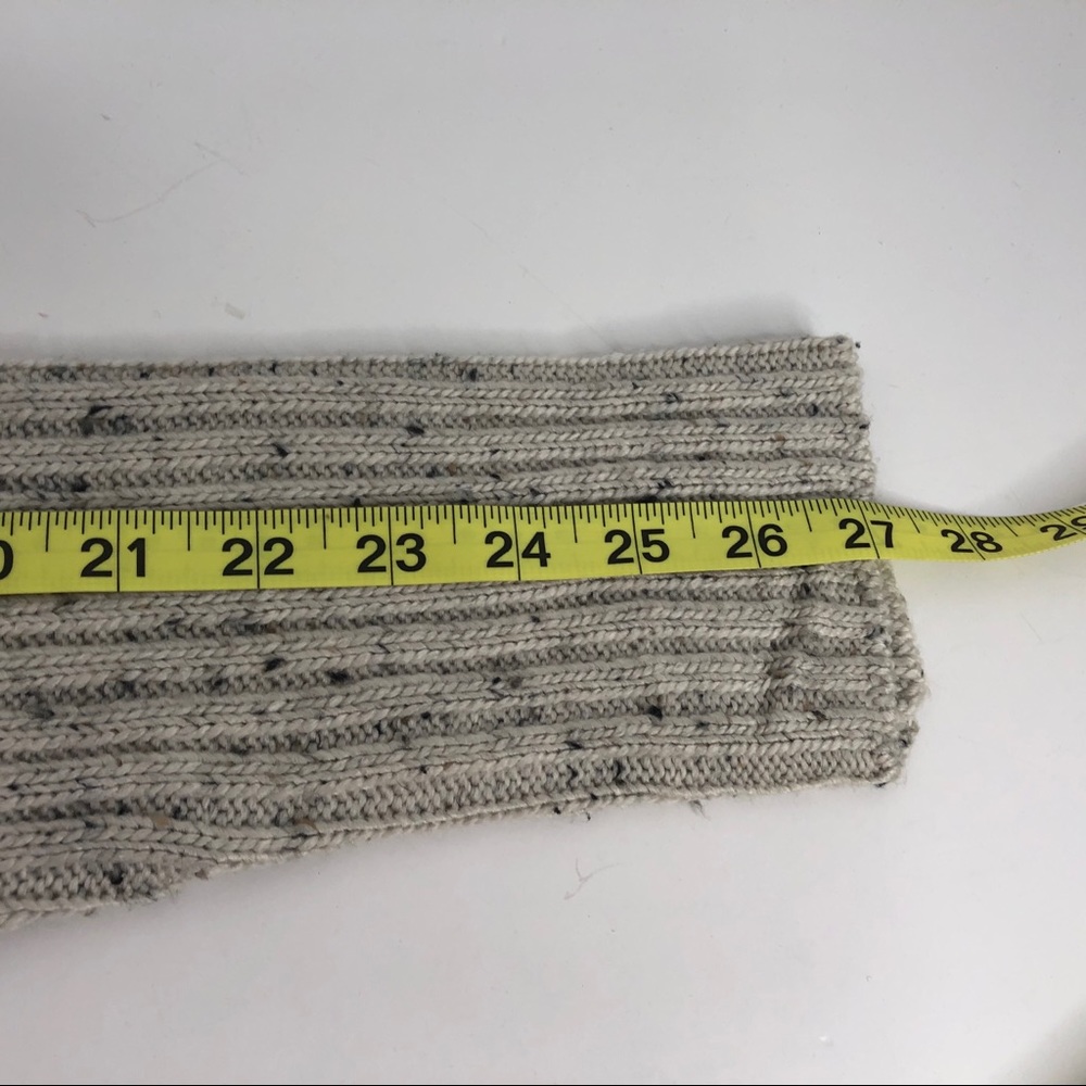 Braeve Cowl Neck Oatmeal Hi Low Hem Sweater L - Picture 6 of 7